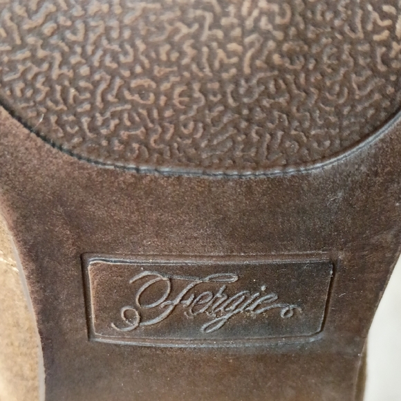 Fergie ,  Brown Woven Ankle Booties - Picture 2 of 5